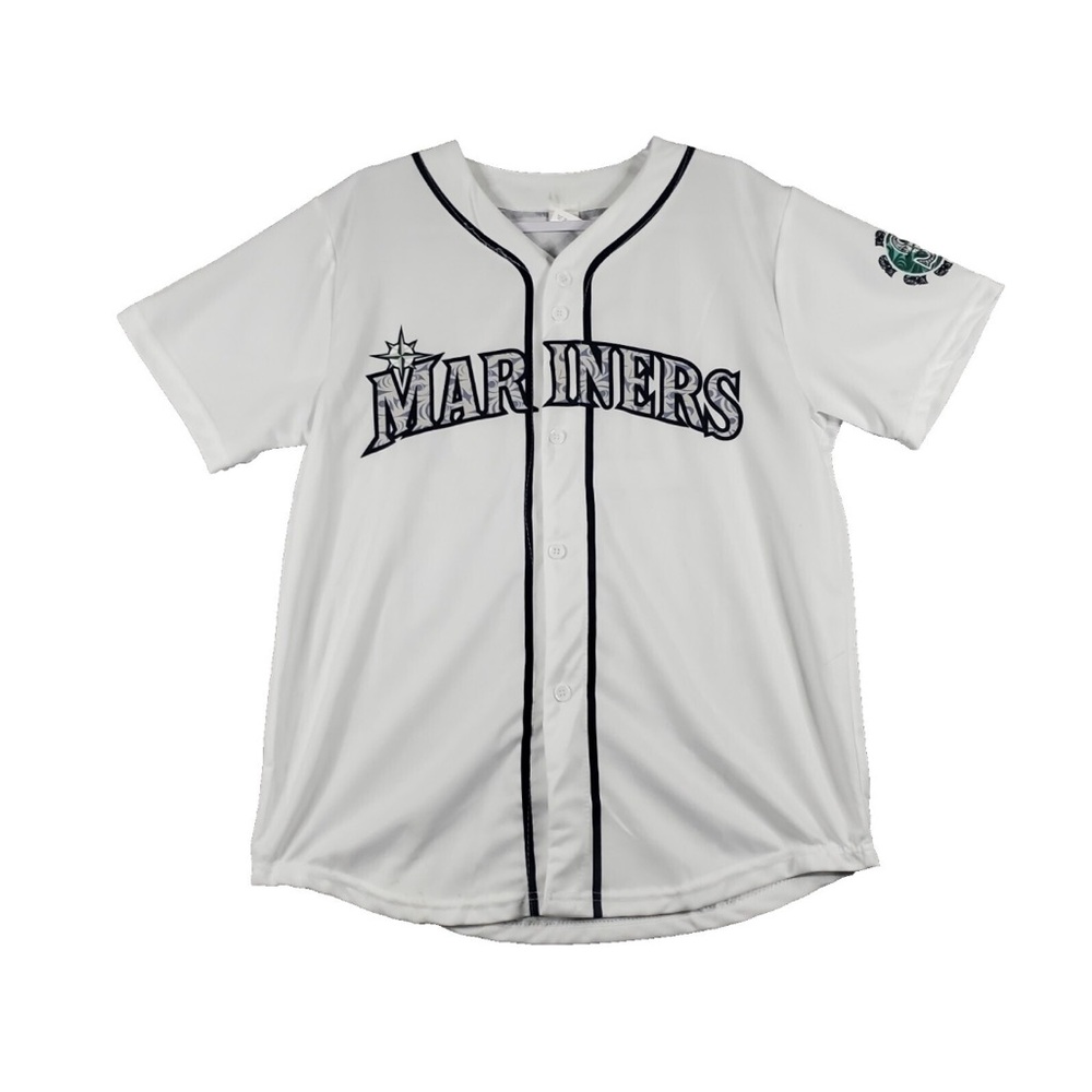 Mariners Men's White Baseball Jersey